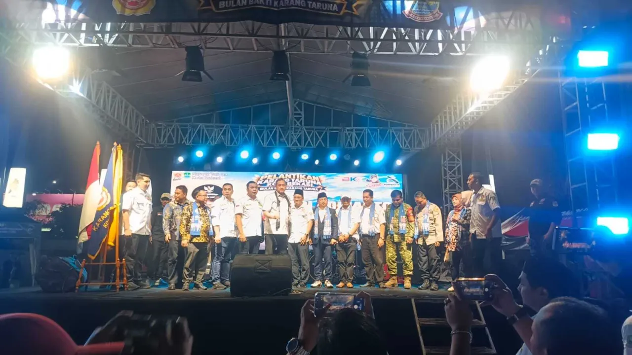 Foto Evan : Karang Taruna Kota Bekasi dilantik Walikota Bekasi